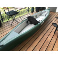 Ejército Green de buena calidad Canoa inflable de agua blanca